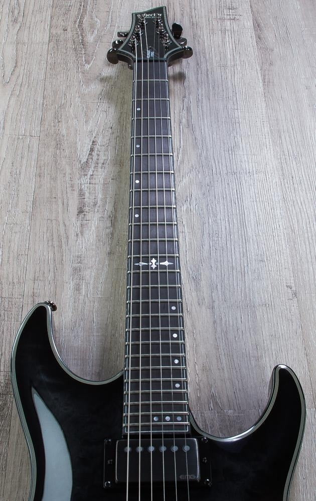 Schecter Hellraiser Hybrid C-1 Electric Guitar - Trans Black Burst