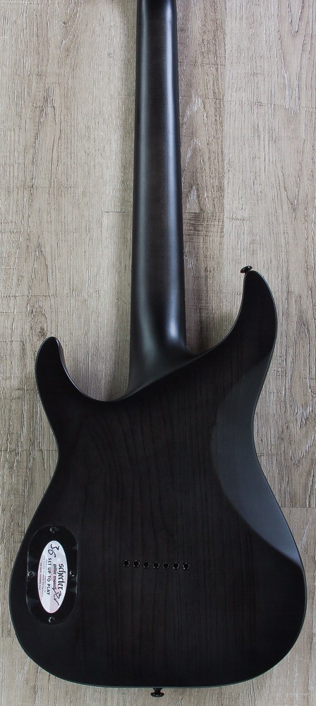 Schecter Keith Merrow KM-7 Signature 7-String Electric Guitar in Trans Black Burst Satin Finish