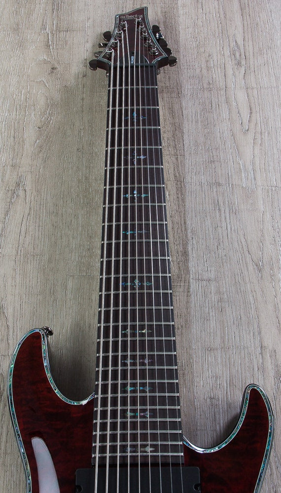 Schecter Hellraiser C-9 9-String Electric Guitar - Black Cherry