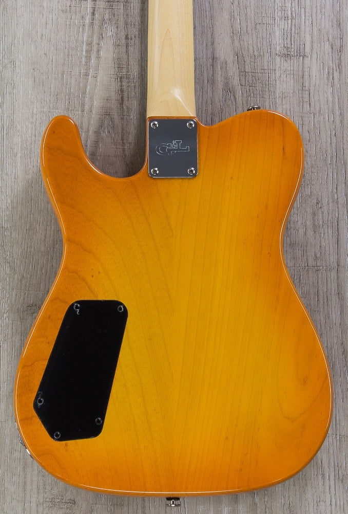 G&L USA ASAT HH RMC Electric Guitar, Rosewood Fingerboard, Hard Case - Honeyburst