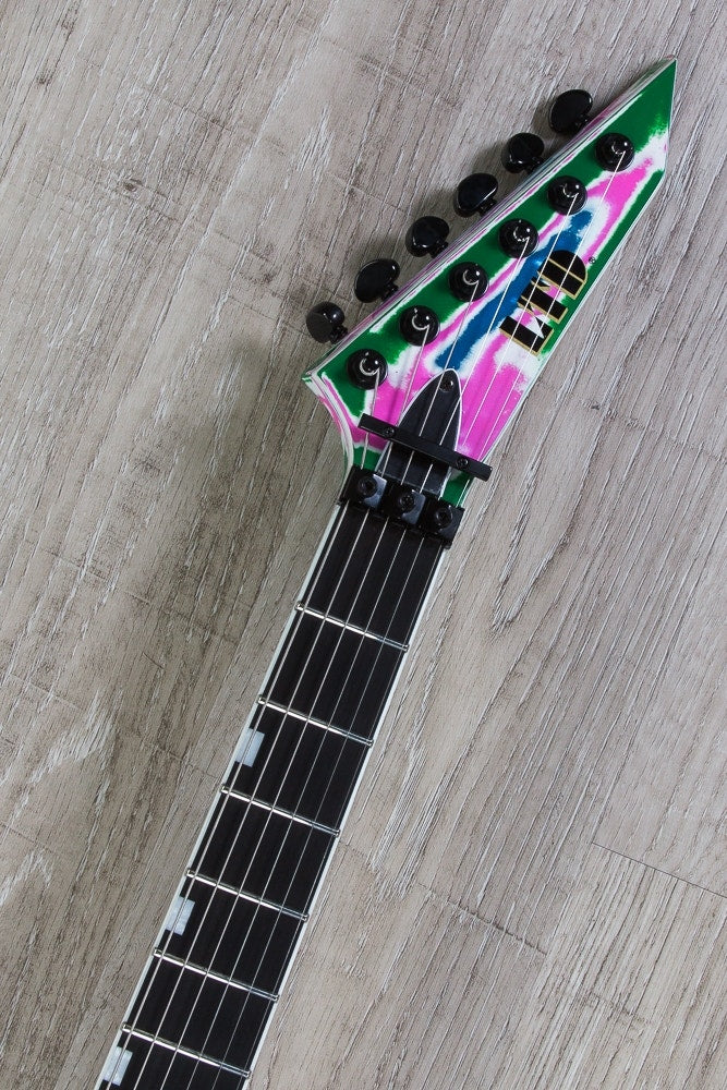 ESP LTD Cult '86 Vernon Reid Limited Edition Electric Guitar with Cult Case - Multi-Swirl