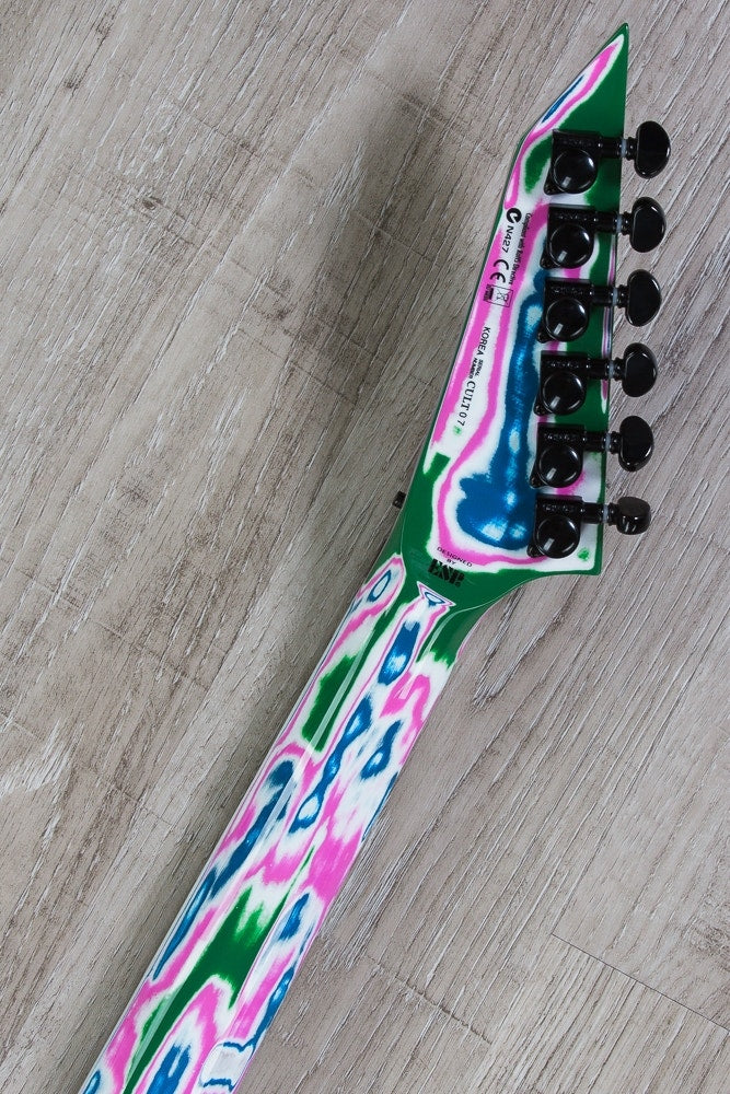 ESP LTD Cult '86 Vernon Reid Limited Edition Electric Guitar with Cult Case - Multi-Swirl
