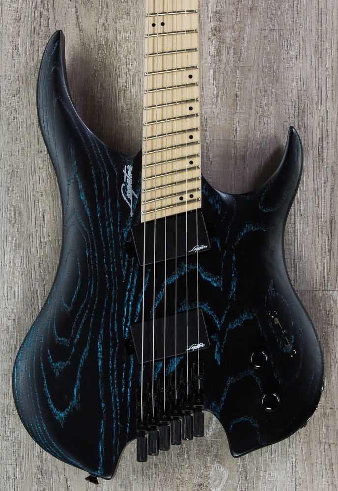 Legator GHFB6 Ghost Bolt-On Fanned Fret 6-String Electric Guitar - Blue Ash
