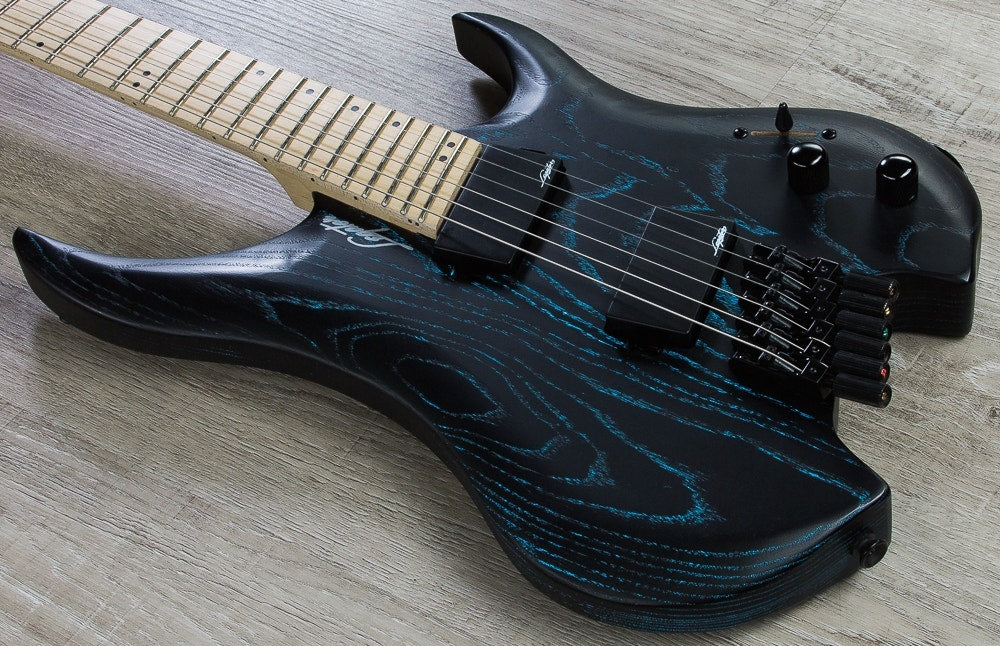 Legator GHFB6 Ghost Bolt-On Fanned Fret 6-String Electric Guitar - Blue Ash