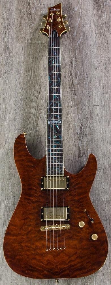 Schecter C-1 Classic Electric Guitar with Seymour Duncan Pickups - Antique