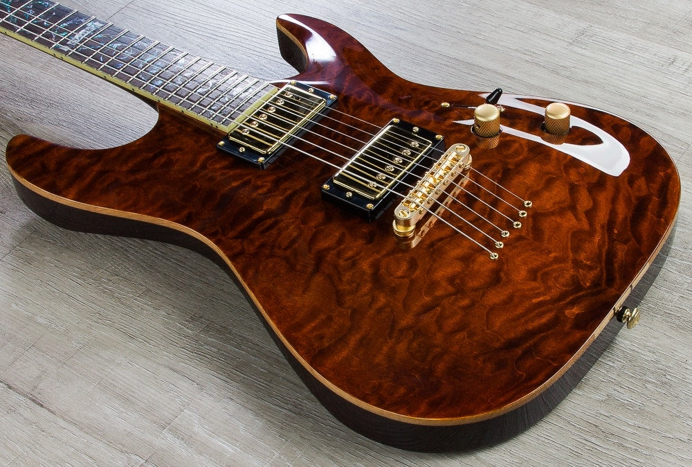 Schecter C-1 Classic Electric Guitar with Seymour Duncan Pickups - Antique