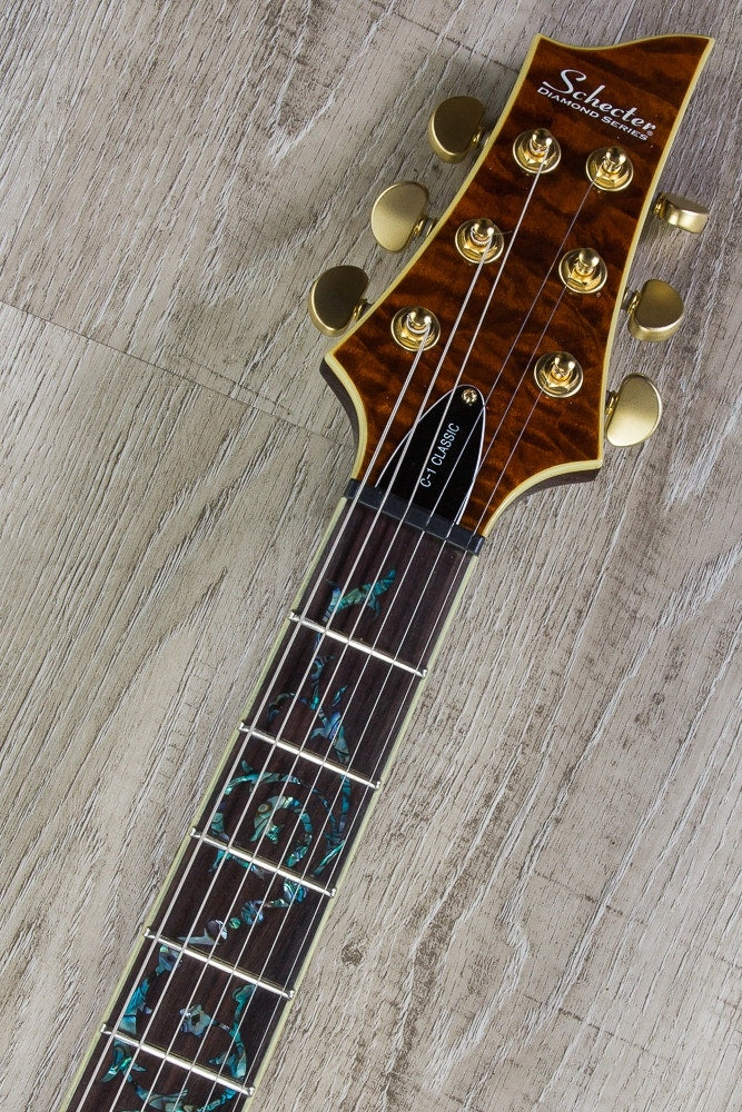 Schecter C-1 Classic Electric Guitar with Seymour Duncan Pickups - Antique