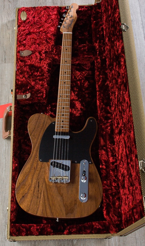 Fender FSR Limited Edition Roasted Ash '52 Telecaster Electric Guitar, Roasted Maple Fretboard, Hard Case - Natural
