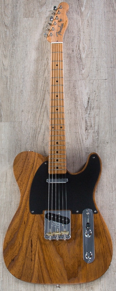 Fender FSR Limited Edition Roasted Ash '52 Telecaster Electric Guitar, Roasted Maple Fretboard, Hard Case - Natural