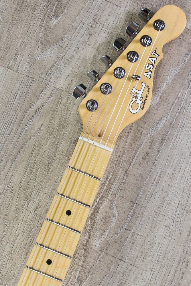 G&L USA ASAT Special Electric Guitar, Maple Fingerboard, Hard Case - Clear Orange
