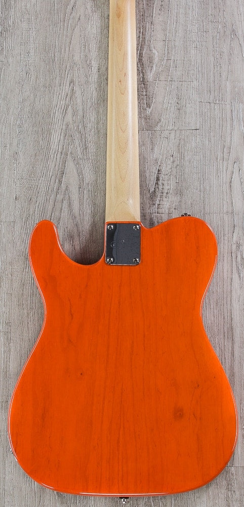 G&L USA ASAT Special Electric Guitar, Maple Fingerboard, Hard Case - Clear Orange