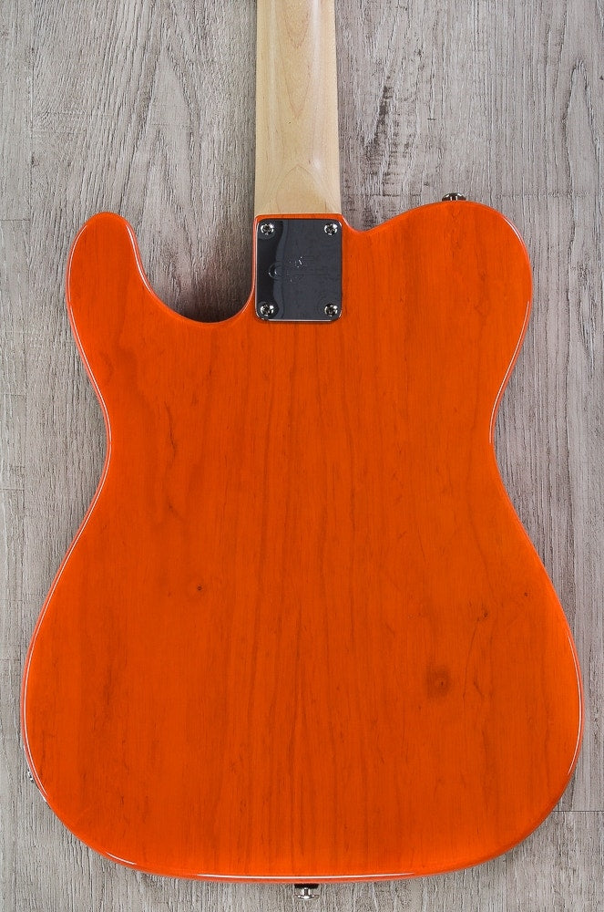 G&L USA ASAT Special Electric Guitar, Maple Fingerboard, Hard Case - Clear Orange