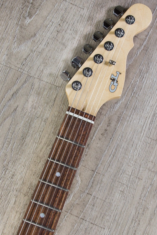G&L USA S-500 Electric Guitar, Rosewood Fingerboard, Hard Case - Old School Tobacco Sunburst Frost