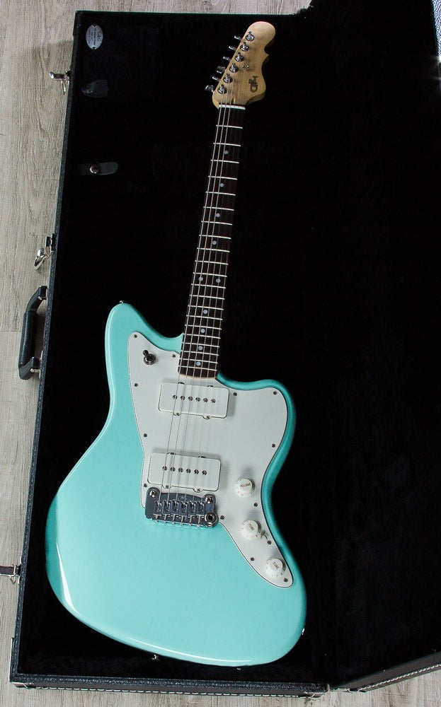 G&L USA Doheny Electric Guitar, Rosewood Fingerboard, Hard Case - Surf Green