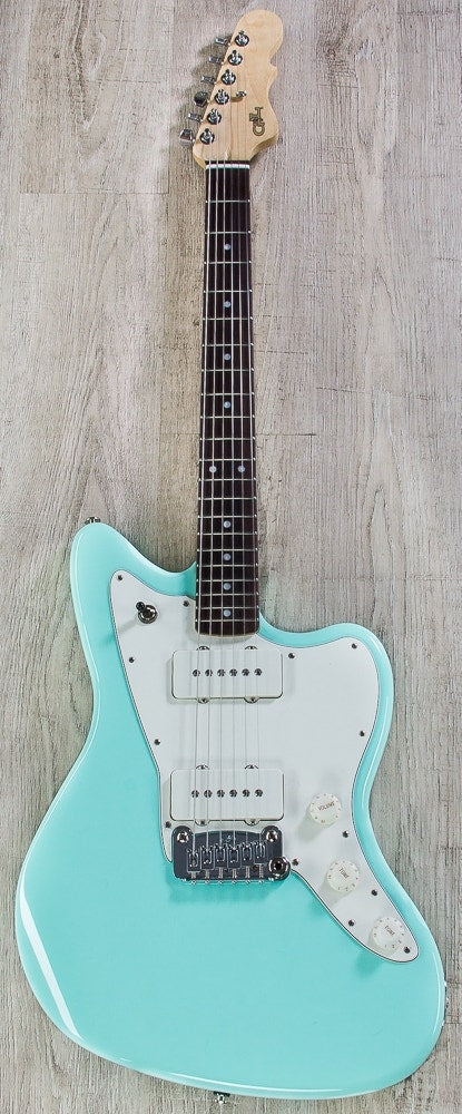 G&L USA Doheny Electric Guitar, Rosewood Fingerboard, Hard Case - Surf Green