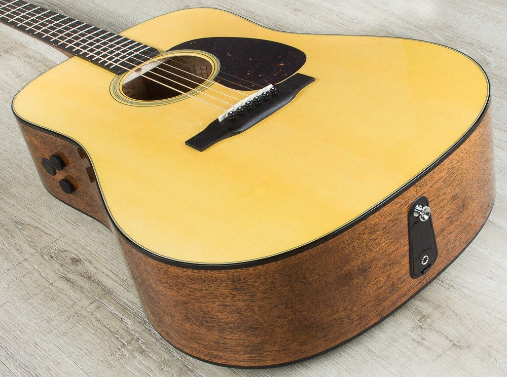 Martin Retro Series D-18E Dreadnought Acoustic-Electric Guitar with Case - Natural