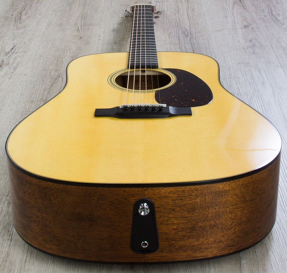 Martin Retro Series D-18E Dreadnought Acoustic-Electric Guitar with Case - Natural
