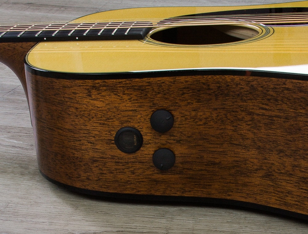 Martin Retro Series D-18E Dreadnought Acoustic-Electric Guitar with Case - Natural