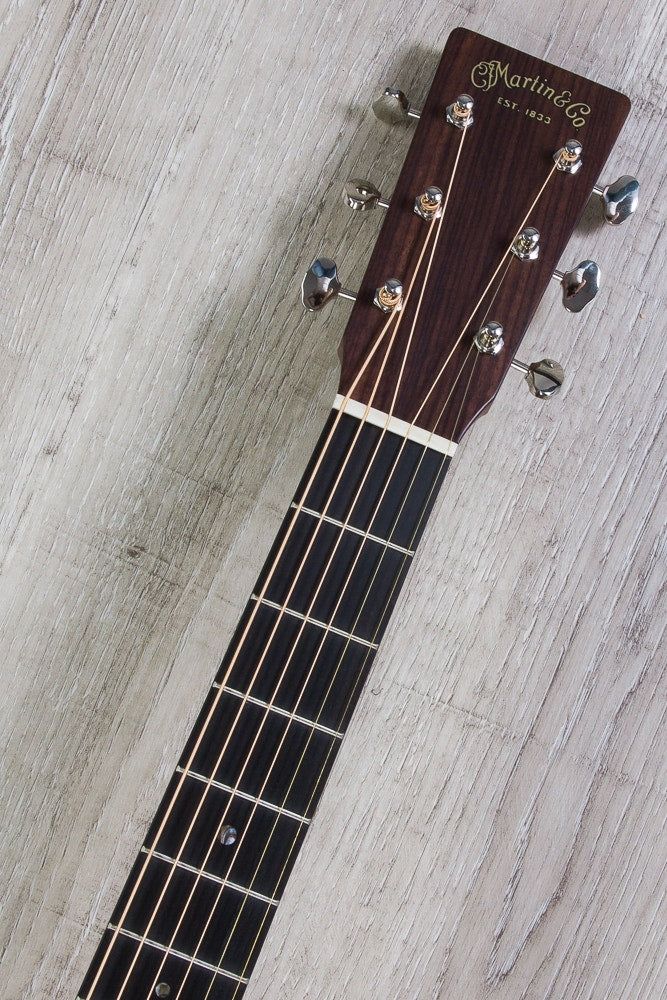 Martin Retro Series D-18E Dreadnought Acoustic-Electric Guitar with Case - Natural