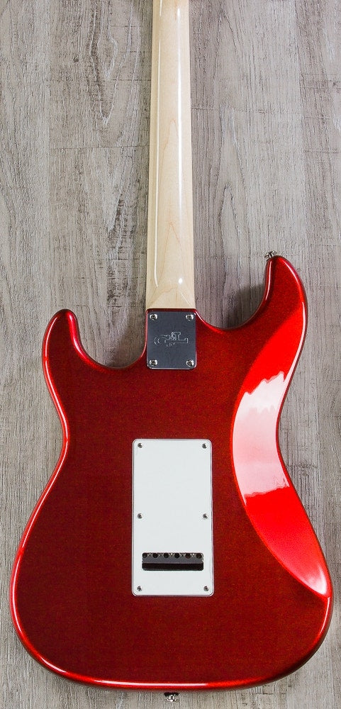 G&L USA Legacy Electric Guitar, Maple Fingerboard, Hard Case - Candy Apple Red Metallic