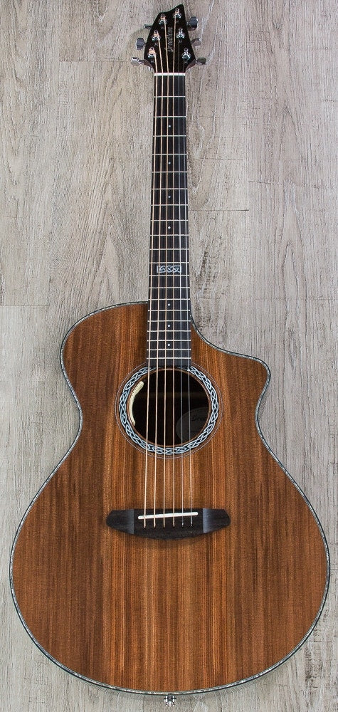 Breedlove Legacy Concert CE Acoustic-Electric Guitar, Redwood – East Indian Rosewood, Hard Case