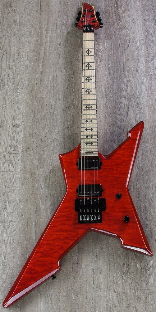 Schecter JLX-1 FR Jeff Loomis Cygnus Signature Electric Guitar - See Thru Cherry (STC)