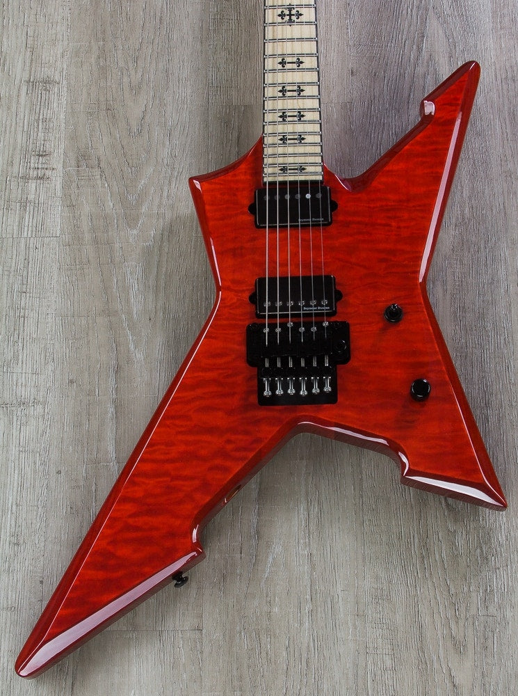 Schecter JLX-1 FR Jeff Loomis Cygnus Signature Electric Guitar - See Thru Cherry (STC)