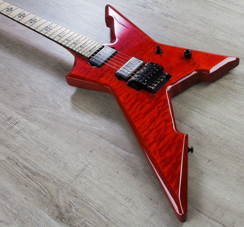 Schecter JLX-1 FR Jeff Loomis Cygnus Signature Electric Guitar - See Thru Cherry (STC)