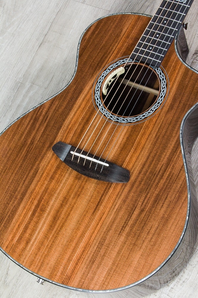 Breedlove Legacy Concert CE Acoustic-Electric Guitar, Redwood – East Indian Rosewood, Hard Case