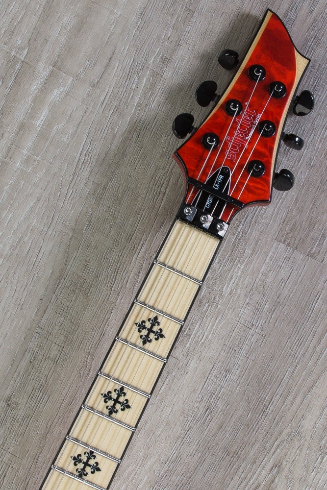 Schecter JLX-1 FR Jeff Loomis Cygnus Signature Electric Guitar - See Thru Cherry (STC)