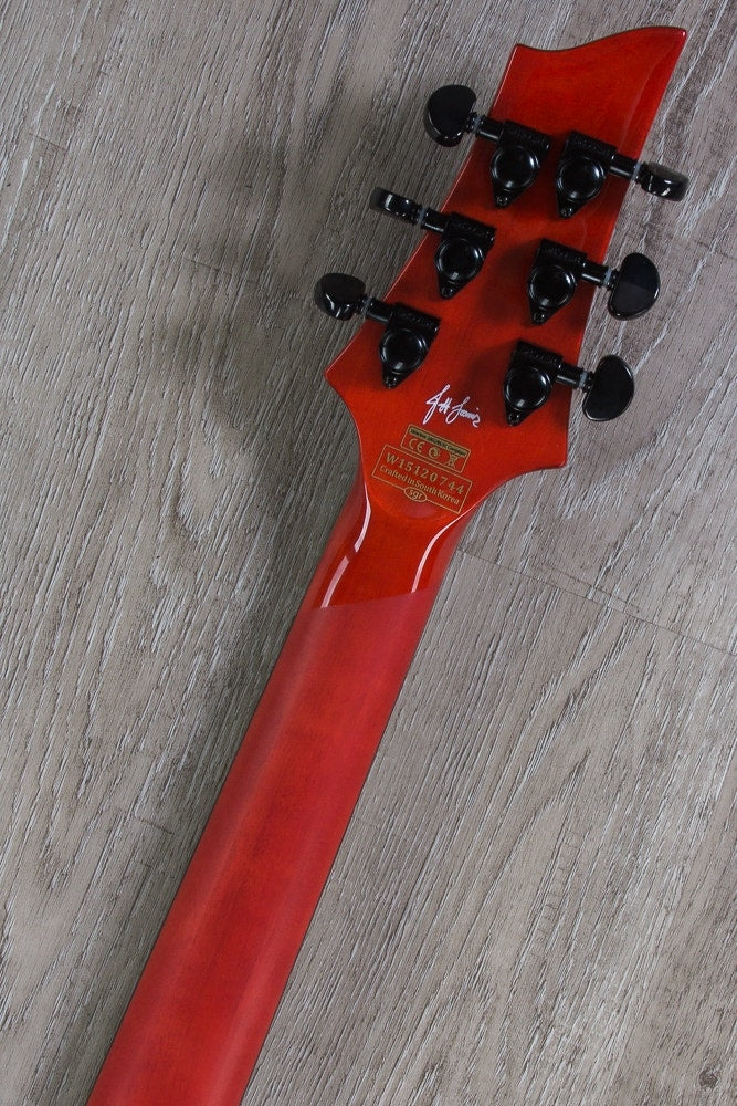 Schecter JLX-1 FR Jeff Loomis Cygnus Signature Electric Guitar - See Thru Cherry (STC)