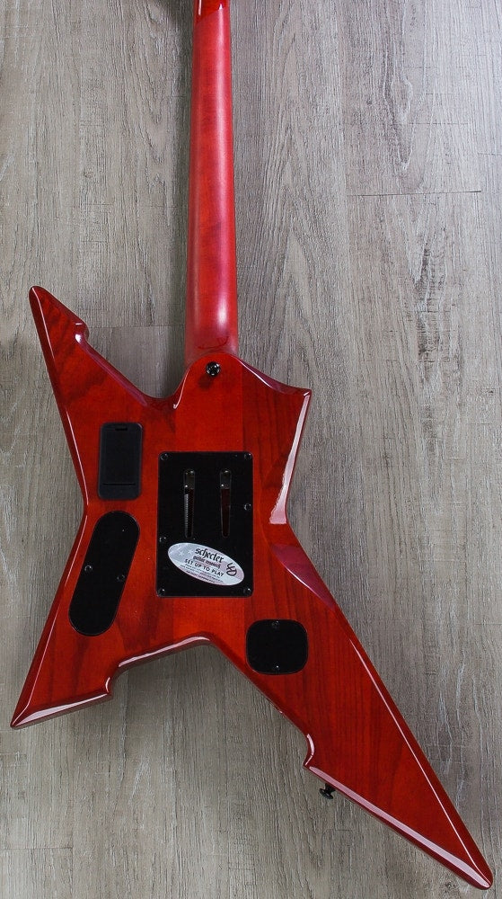 Schecter JLX-1 FR Jeff Loomis Cygnus Signature Electric Guitar - See Thru Cherry (STC)