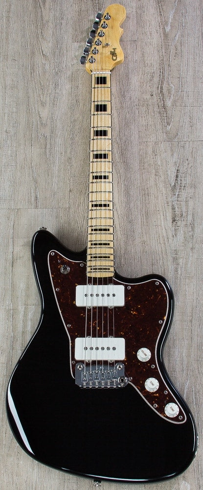 G&L USA Doheny Electric Guitar, Maple Fingerboard, Hard Case - Jet Black