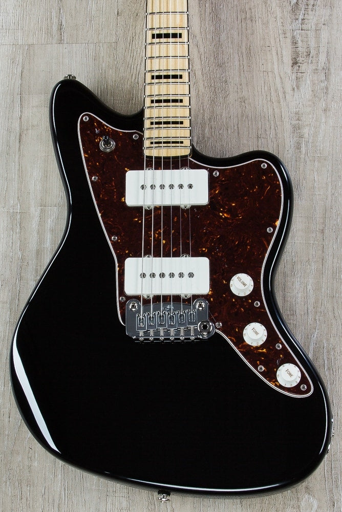 G&L USA Doheny Electric Guitar, Maple Fingerboard, Hard Case - Jet Black