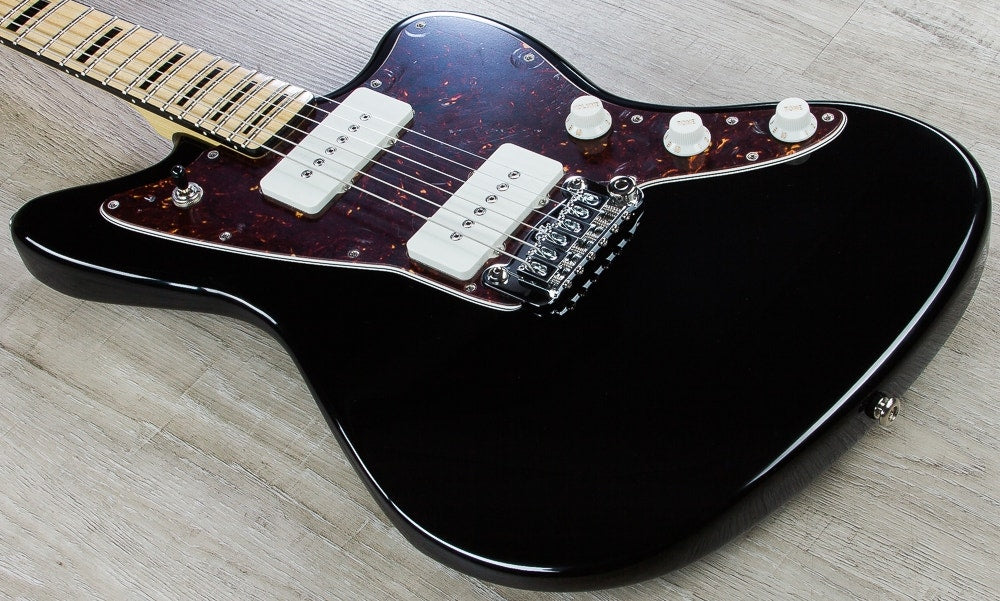 G&L USA Doheny Electric Guitar, Maple Fingerboard, Hard Case - Jet Black