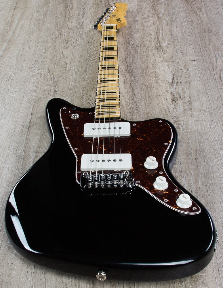 G&L USA Doheny Electric Guitar, Maple Fingerboard, Hard Case - Jet Black