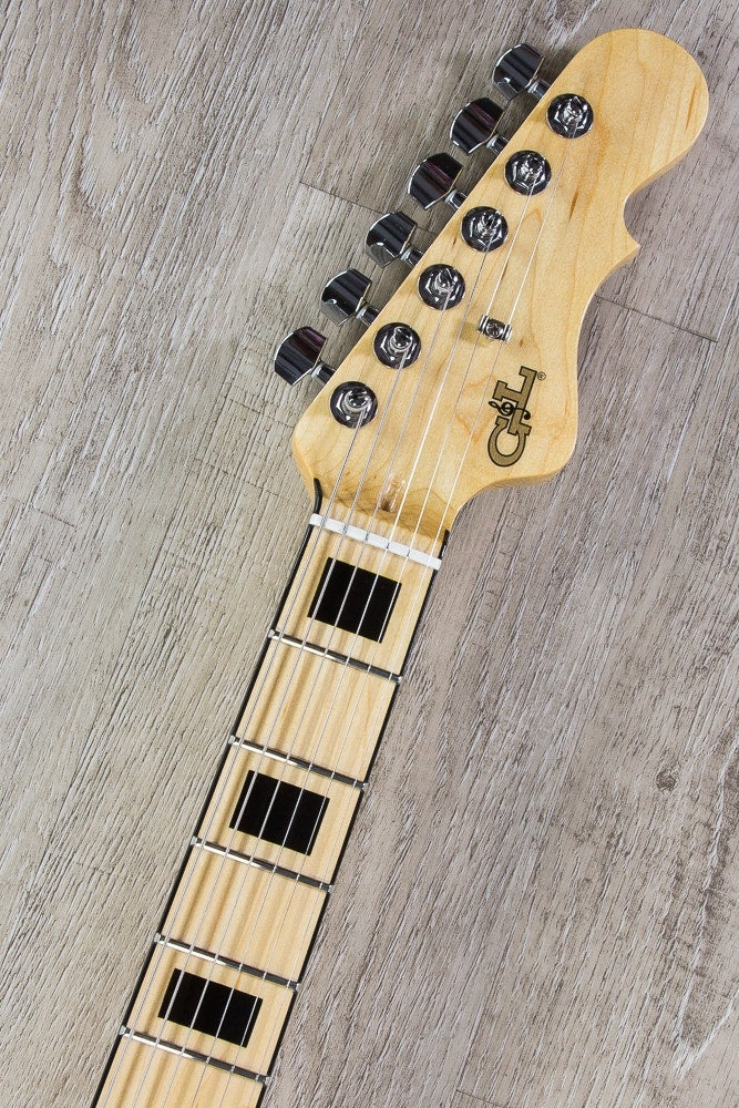 G&L USA Doheny Electric Guitar, Maple Fingerboard, Hard Case - Jet Black