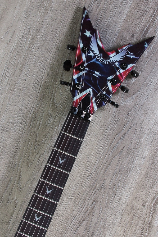 Dean Guitars Razorback Rebel Electric Guitar with Hard Case