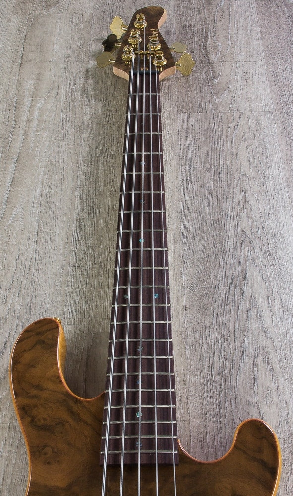 Cort Jeff Berlin Series 5-String Rithimic Bass Guitar - Natural Rosewood Gloss