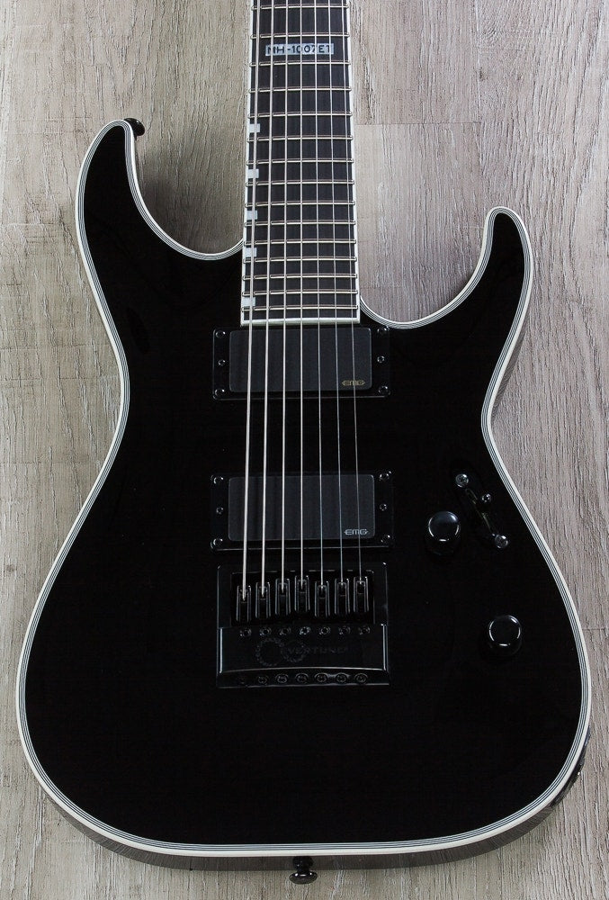 ESP LTD MH-1007 Evertune Electric Guitar - Black
