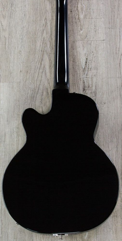 Guild M-75 Aristocrat Hollow Body Electric Guitar, Rosewood Fingerboard, Hard Case - Black