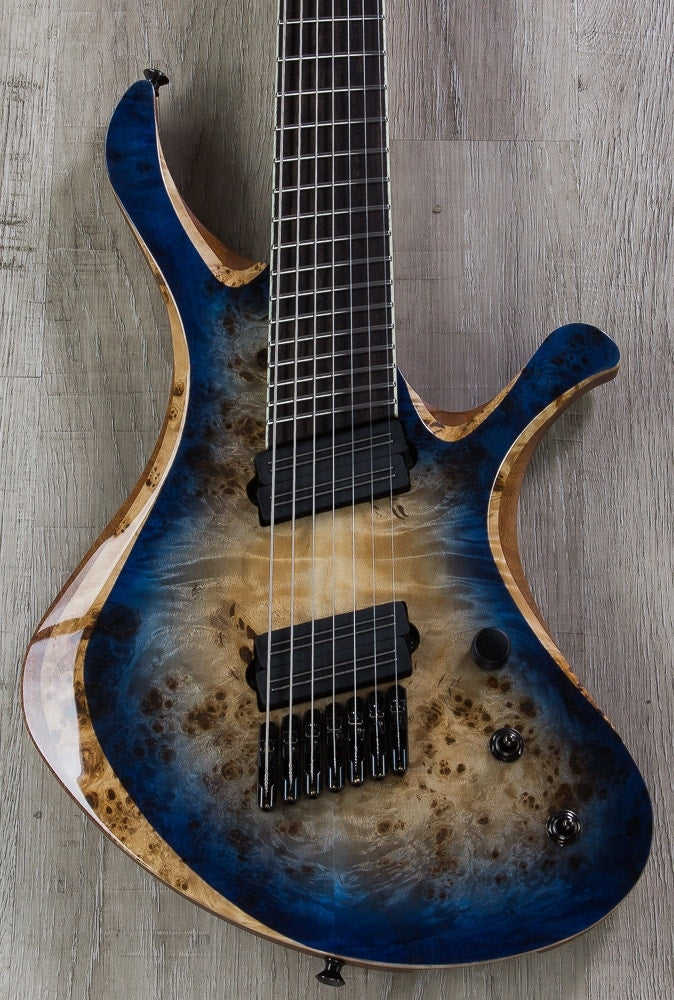 Skervesen Swan 7 FF 7-String Electric Guitar, Bare Knuckle Black Hawk Pickups, Hard Case
