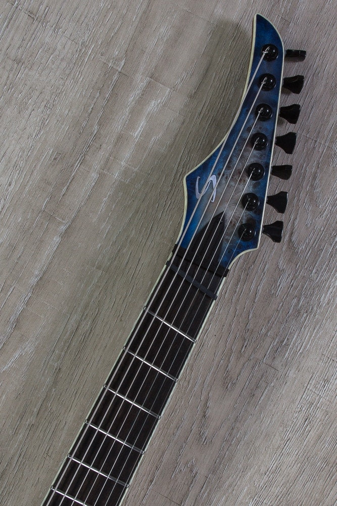 Skervesen Swan 7 FF 7-String Electric Guitar, Bare Knuckle Black Hawk Pickups, Hard Case