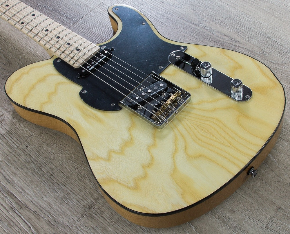 Vintage Fret King Black Label Jerry Donahue Model Electric Guitar with Seymour Duncan Pickups - Natural
