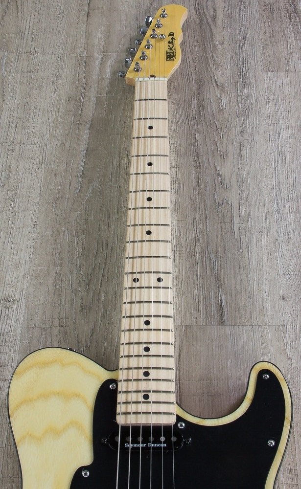 Vintage Fret King Black Label Jerry Donahue Model Electric Guitar with Seymour Duncan Pickups - Natural