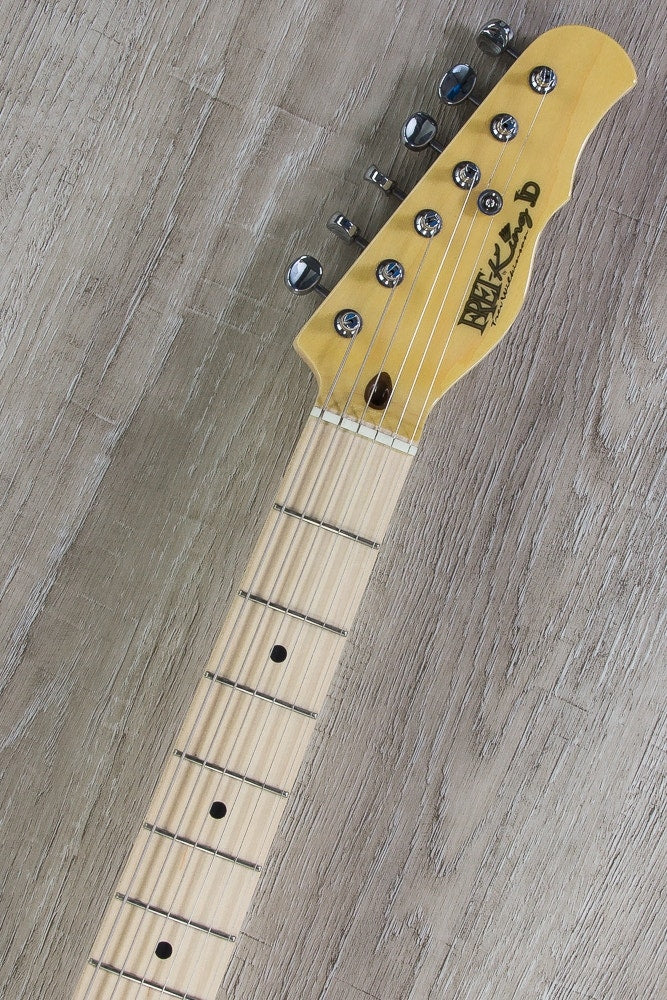 Vintage Fret King Black Label Jerry Donahue Model Electric Guitar with Seymour Duncan Pickups - Natural
