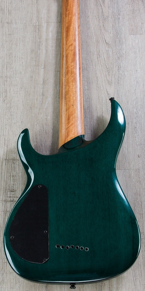 Legator Ninja 200-SE 7-String Electric Guitar - Teal Burst, Quilted Maple