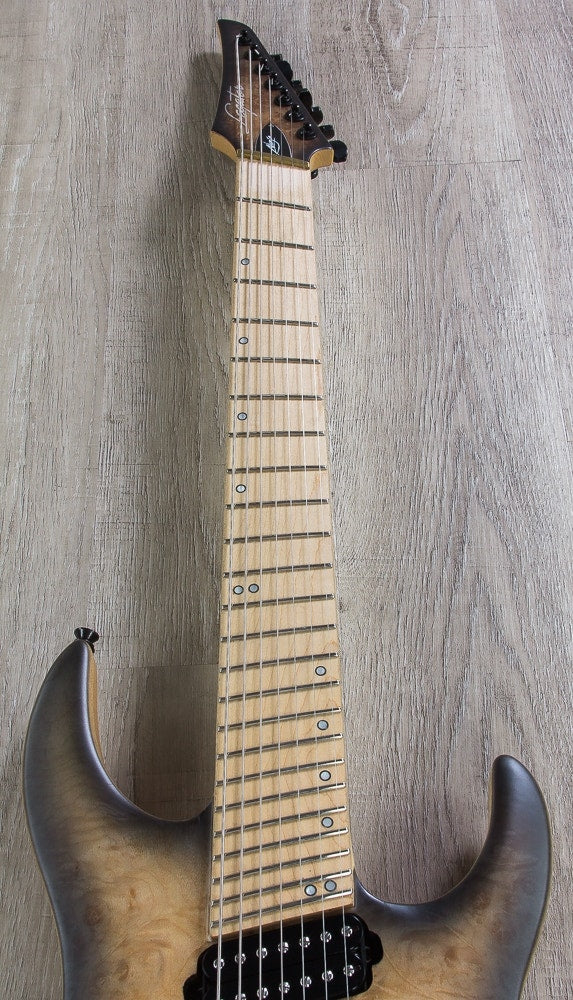 Legator Ninja Overdrive 300-PRO 7-String Electric Guitar, Maple Fingerboard - Jupiter Burst Burl