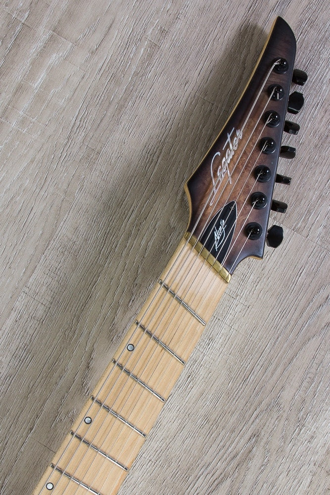 Legator Ninja Overdrive 300-PRO 7-String Electric Guitar, Maple Fingerboard - Jupiter Burst Burl