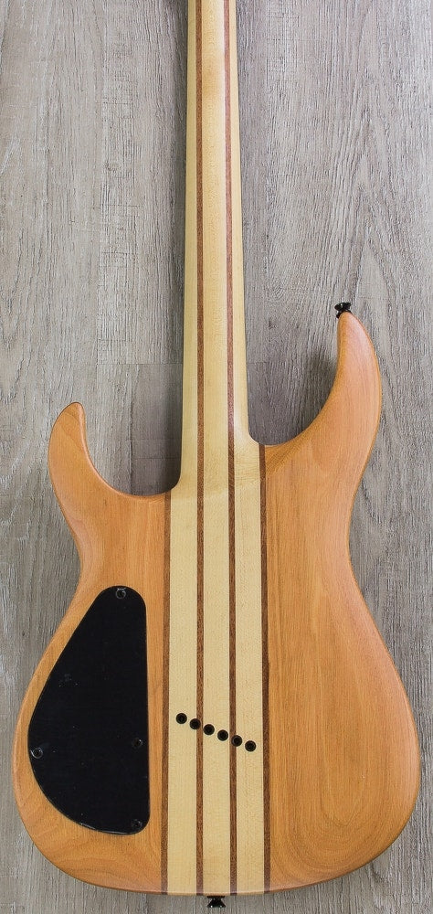 Legator Ninja R 300-PRO Fanned-Fret Electric Guitar, Ebony Fingerboard - Satin Natural Burl